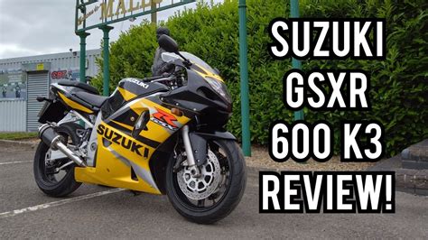 The Suzuki Gsxr 600 K3 Review Video Youtube