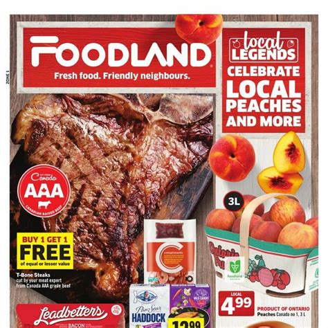 Foodland Weekly Flyer Weekly Savings On Jul 27 Aug 2