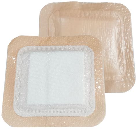 Silicone Super Absorbent Wound Dressing With Border China Manufacturer