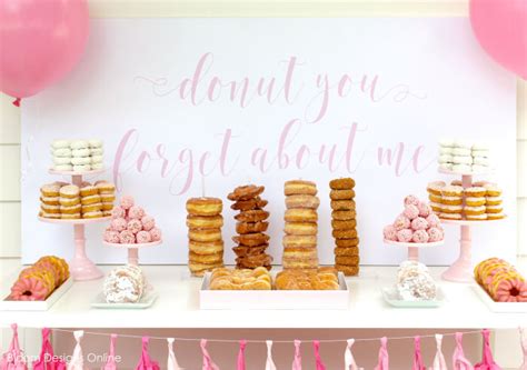 Donut Graduation Party Bloom Designs