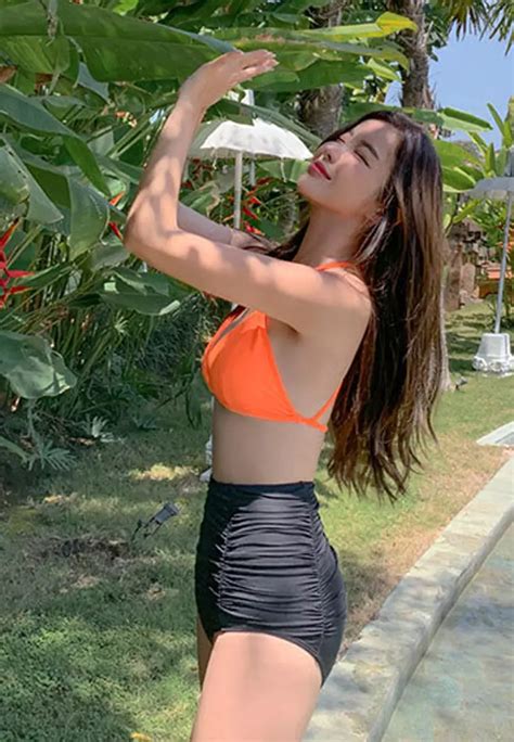 Buy Halo Colour Block Swimsuit Bikini Online Zalora