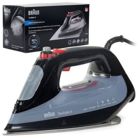Żelazko BRAUN TexStyle 9 SI9281BK 3100W FreeGlide 3D iCare Self-Clean ...