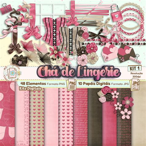 Kit Digital Ch De Lingerie Modelo Elo Produtos Especiais