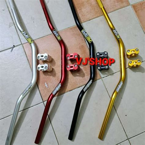 Promo Stang Fatbar Protaper Model Tinggi Satu Set Riser Motor Terbaru