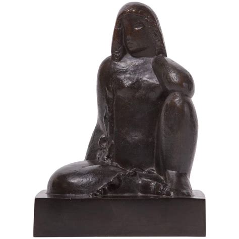 Sculpture Nude Sitting By Joseph Csaky 1929 For Sale At 1stdibs