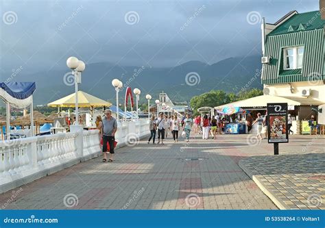 Kabardinka, Russia editorial stock image. Image of exterior - 53538264