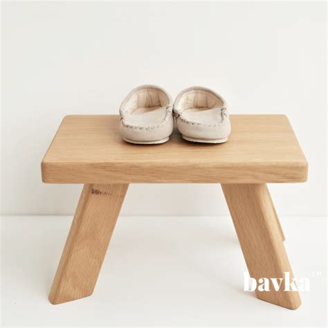 Дитячий табурет з дуба (сходинка)