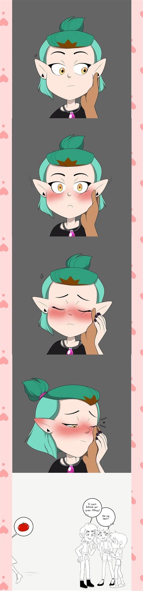 Luz X Amity Luz Caresses Amity And She Gets Tomato Amity Gay Panic Imagenes De Zelda Zelda