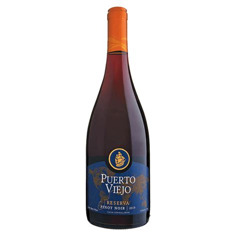 Vino Tinto Puerto Viejo Pinot Noir Reserva 750ml Vinasa