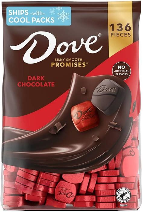 dove promises dark chocolate candy individually wrapped bulk pack