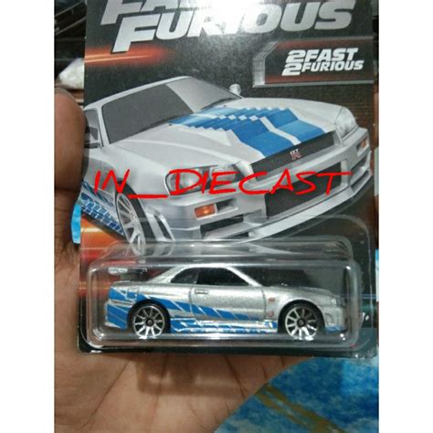 Jual Hot Wheels Fast Furious Nissan Skyline Gt R Bnr Shopee Indonesia