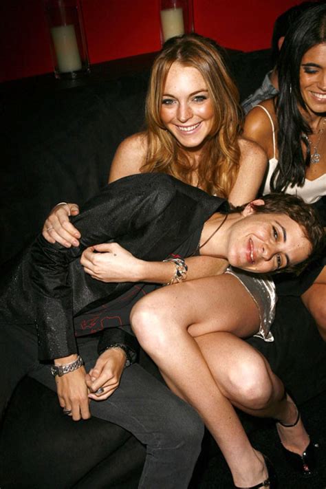 Lindsay Lohan Showing Her Big Tits And Nipple Slip Porn Pictures XXX Photos Sex Images