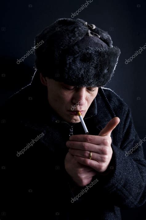 Smoking Russian — Stock Photo © Corepics #2089041