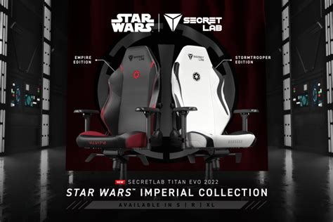 Secretlab Titan Evo Star Wars Imperial Collection Gaming Chairs Jedi