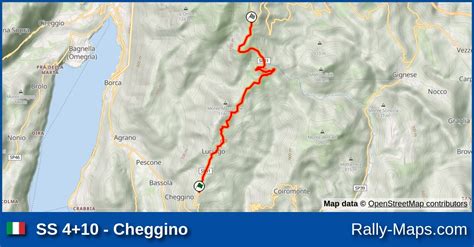 SS 4 10 Cheggino Stage Map Rally 111 Minuti 1988 Rally Maps