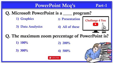 Top 50 MS PowerPoint MCQ Question And Answers Microsoft Office MS