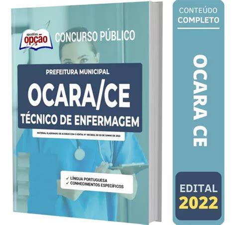 Apostila Concurso Ocara Ce Técnico De Enfermagem MercadoLivre