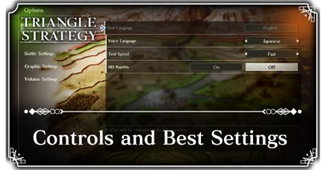 Controls and Best Settings | Triangle Strategy｜Game8