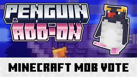 Penguin Addon 120 Minecraft Mob Vote 2023 9minecraftnet