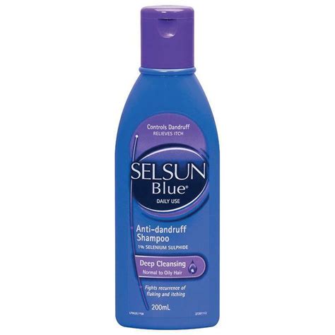 Selsun Blue Shampoo Deep Cleansing 200ml Anti Dandruff Deep Cleansing
