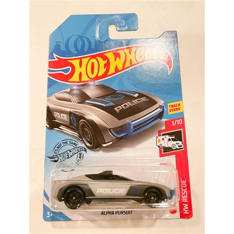 Hot Wheels Alpha Pursuit Mattel Mainline Basic Car New Shopee Malaysia