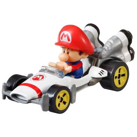 Hot Wheels Mario Kart Baby Mario B Dasher Mario