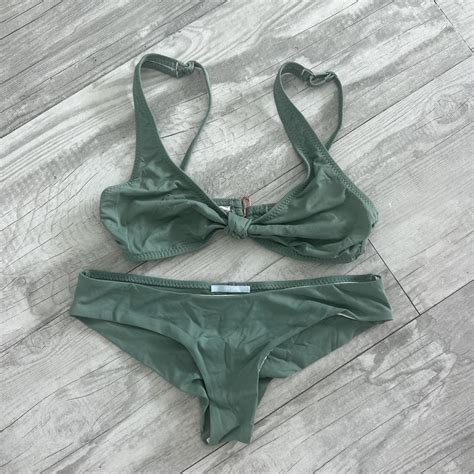 Eberjey Green Bikini Depop