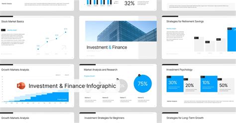 investment finance infographic  financials financial report