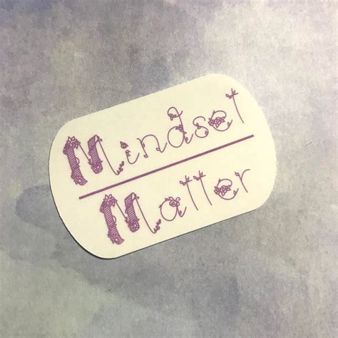 Mindset Over Matter 1