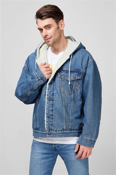 Мужская голубая джинсовая куртка Levi’s® 85239;0000 — Ultrashop