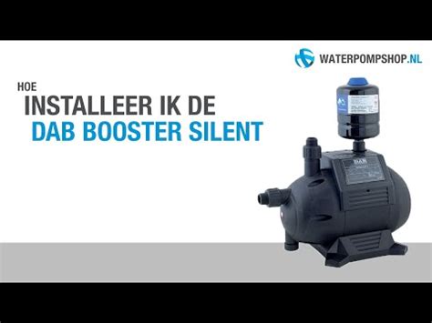 DAB Booster Silent Hydrofoorpomp - Installatie drukvat: Manier 2 - YouTube