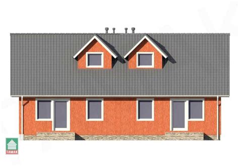 Проект одноэтажного дома из панелей «ТАМАК» ПД-125 до 130 квадратных ...