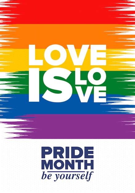 Mes del orgullo lgbt en junio lesbianas gay bisexual transgénero lgbt bandera del arco iris