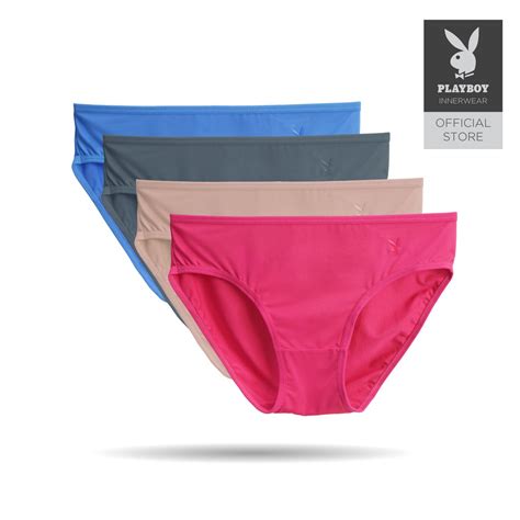 Playboy Lingerie Microfiber Spandex Mini Panties Assorted Colour Pcs Pl M Shopee