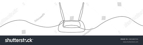 Wi Fi Router Line Continuous Drawing Vector Stock Vector Royalty Free