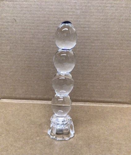 Super Glass Dildo Massager G Spot Clitoral Anal Masturbation Sex