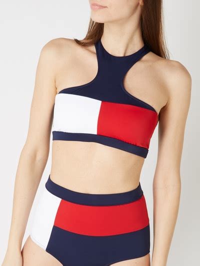 Tommy Hilfiger Bikini Oberteil Mit Racerback Marine Online Kaufen