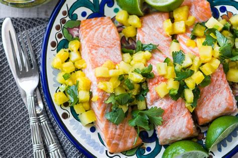 Salmon With Pineapple Jalapeño Salsa • The View From Great Island