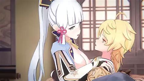 3D Compilation Genshin Impact Ganyu Keqing Yae Miko Raiden Shogun Lesbian Fuck Uncensored