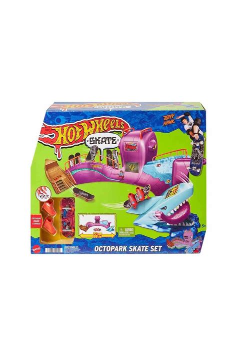 HOT WHEELS HMK01 Hot Wheels Skate Ahtapot Kaykay Parkı Oyun Seti 1 30 Kasım Erkol Özel