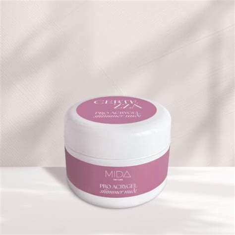 Acrygel For Nail Reconstruction Shimmer Nude 50ml MIDA Nail Care