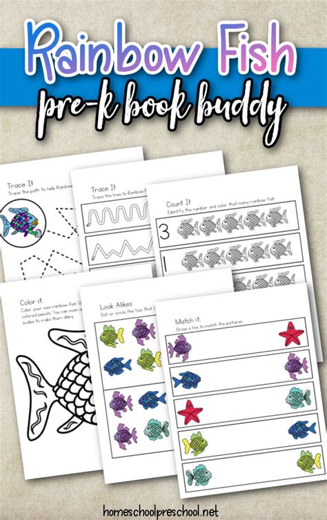 Free Printable Rainbow Fish Book at NETTERESABLOG Blog