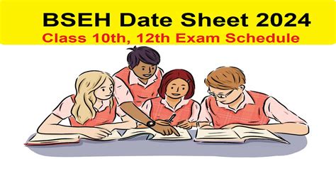 BSEH Date Sheet 2024 10 12 Class Exam Schedule