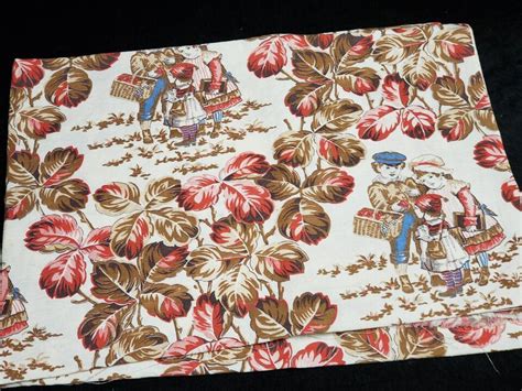 Best Vintage Feedsack Flour Sack Quilt Fabric S Novelty Victorian