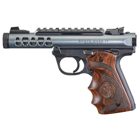 Ruger Mark Iv 2245 Lite 22 Long Rifle 44in Diamond Gray Pistol 101