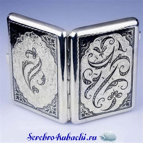 Портсигар из серебра 875* Низкая цена от 31900 руб.