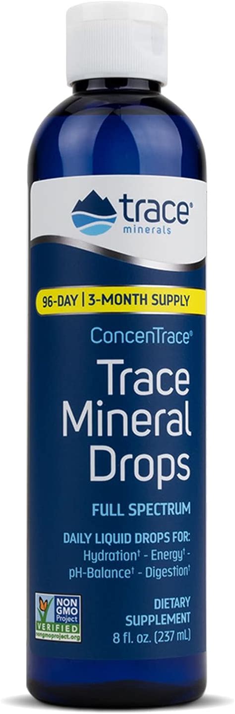 Amazon.com: Trace Minerals ConcenTrace Drops | Full Spectrum Minerals ...