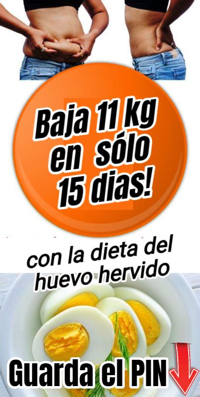 Baja 11 Kg En 2 Semanas Con La Dieta Del Huevo Cocido Dieta Del Huevo