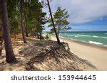 Shoreline Landscape View In Upper Peninsula Michigan Image Free