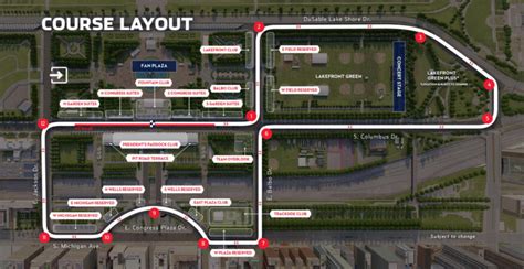 Chicago Nascar Race Track Map Auto Action
